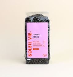 Soleil Vie - Lentilles vertes Bio 500gr 