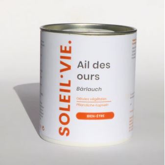 Soleil Vie - Ail des ours 470mg 100 gél