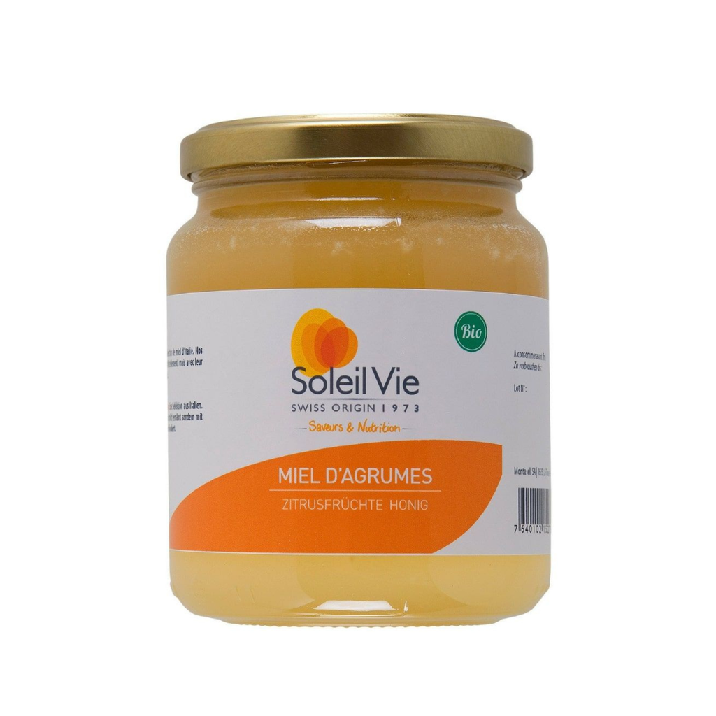 Soleil Vie - Miel d'agrumes Bio 500gr 