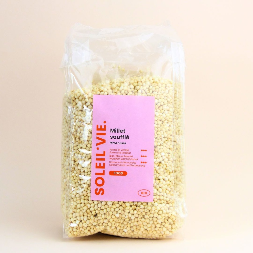 Soleil Vie - Millet soufflé Bio 240gr 