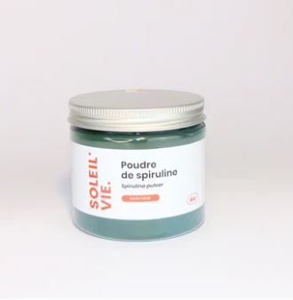 Soleil Vie - Poudre de Spiruline Bio 130gr