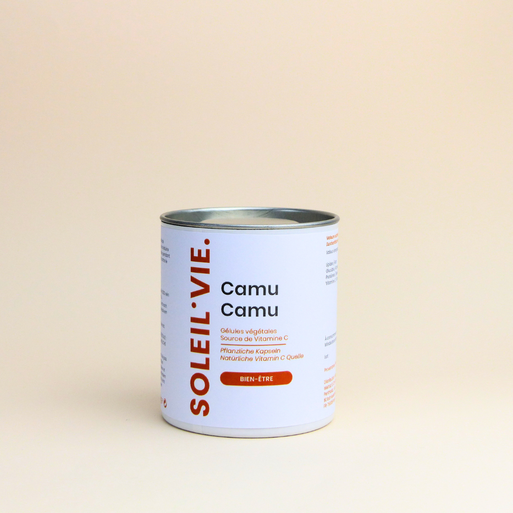 Soleil Vie - Camu Camu C+ 100% naturel 60 gélules 500mg