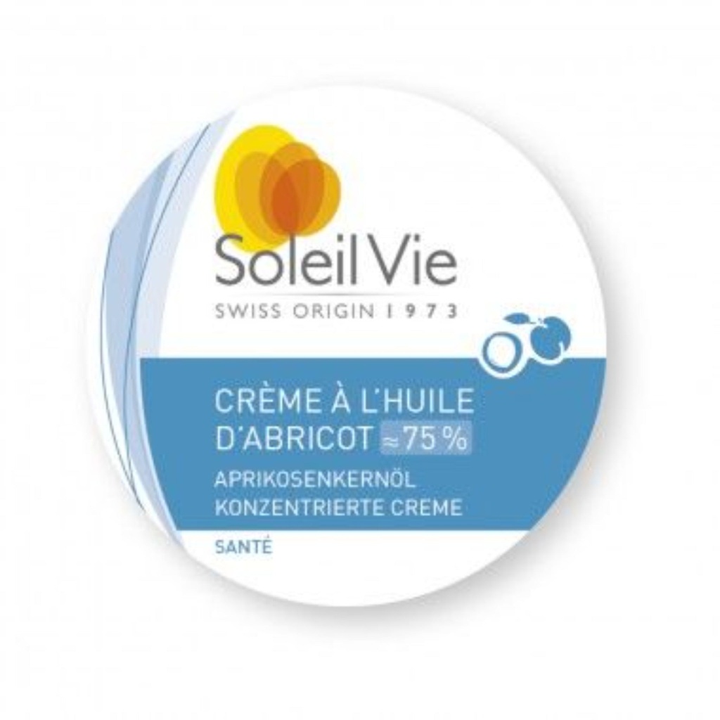 Soleil Vie - Crème Concentrée >75% à l'Huile d'Abricot 7.5ml