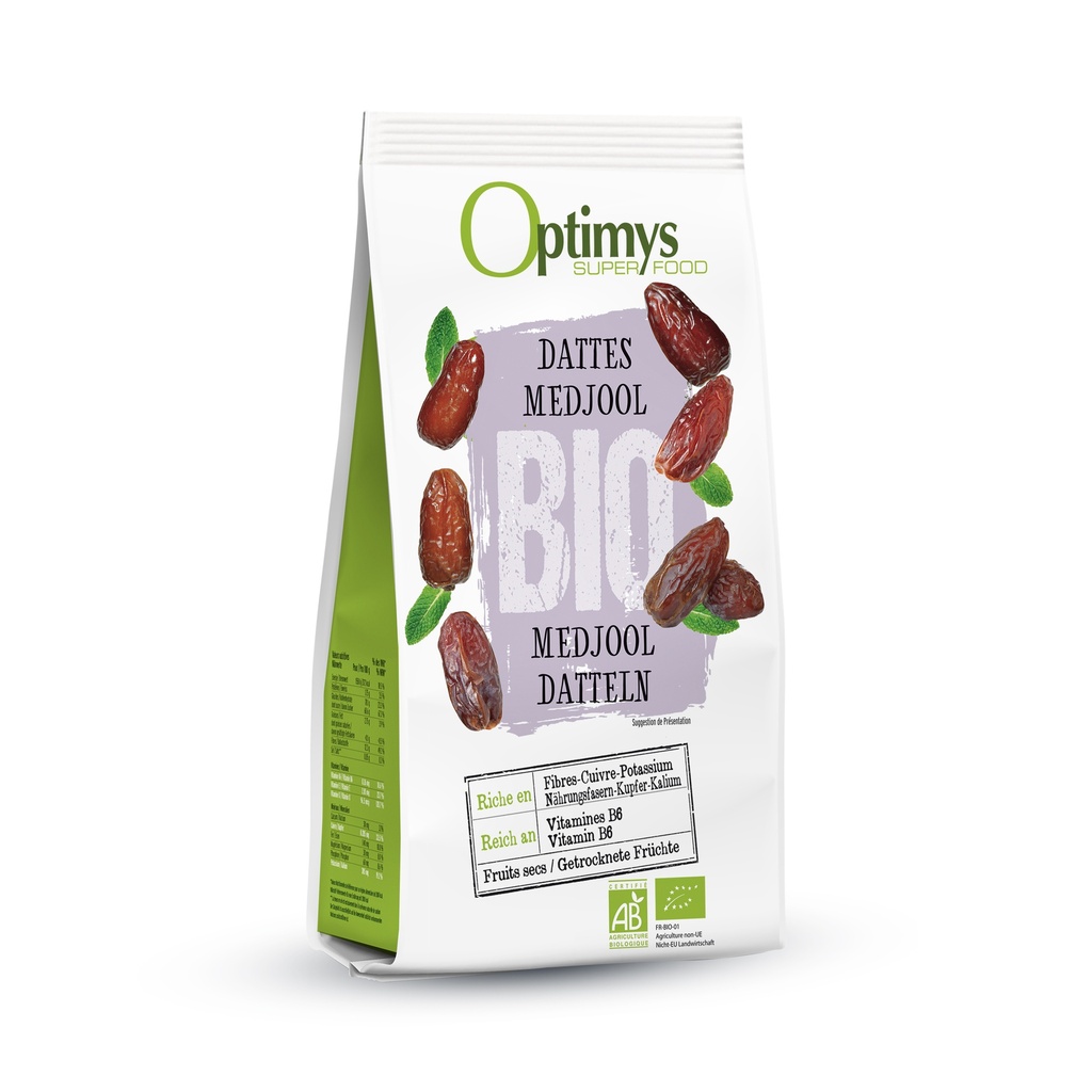 OPTIMYS - Dattes Medjool bio 270g  