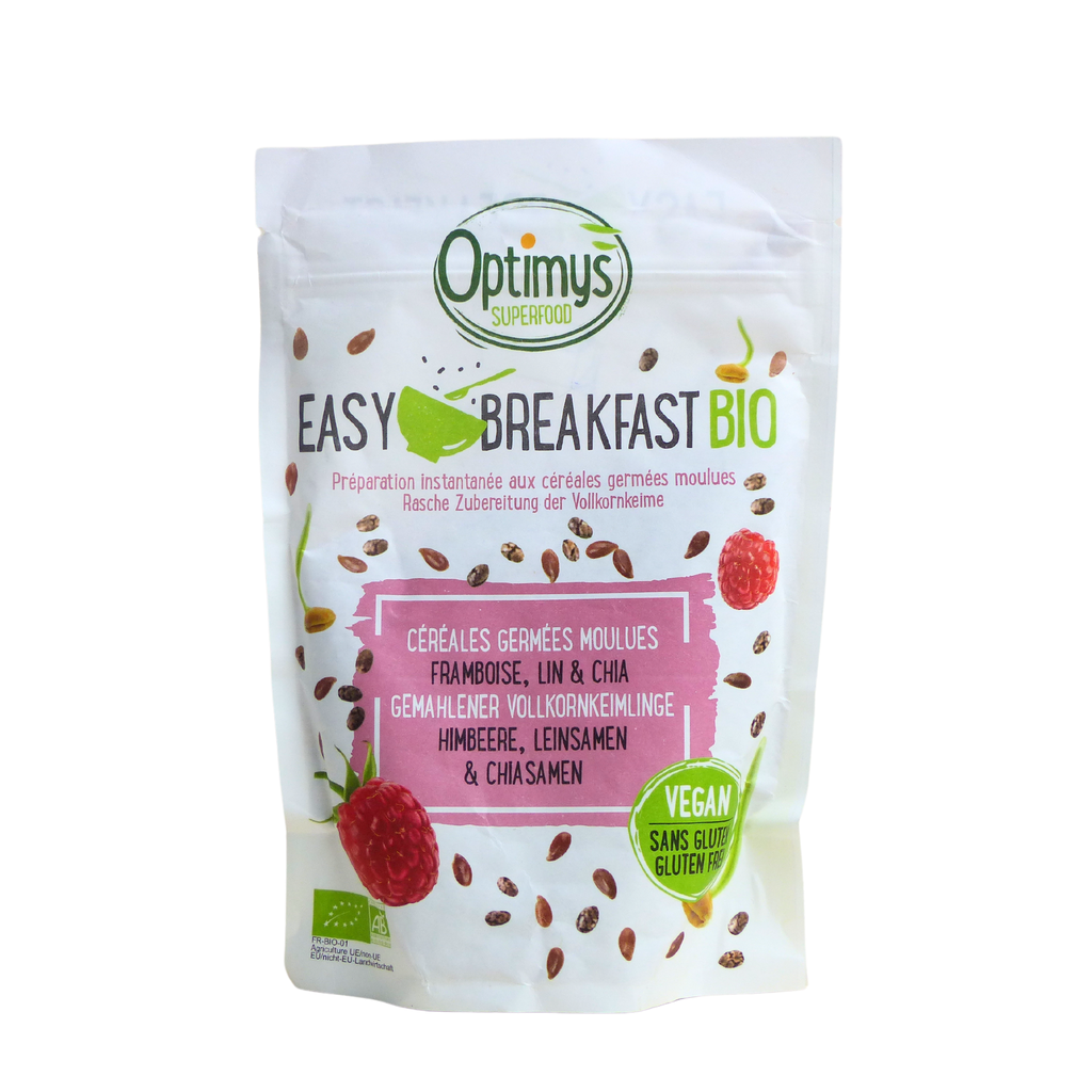 OPTIMYS - Easy Breakfast framboise, lin, chia Bio