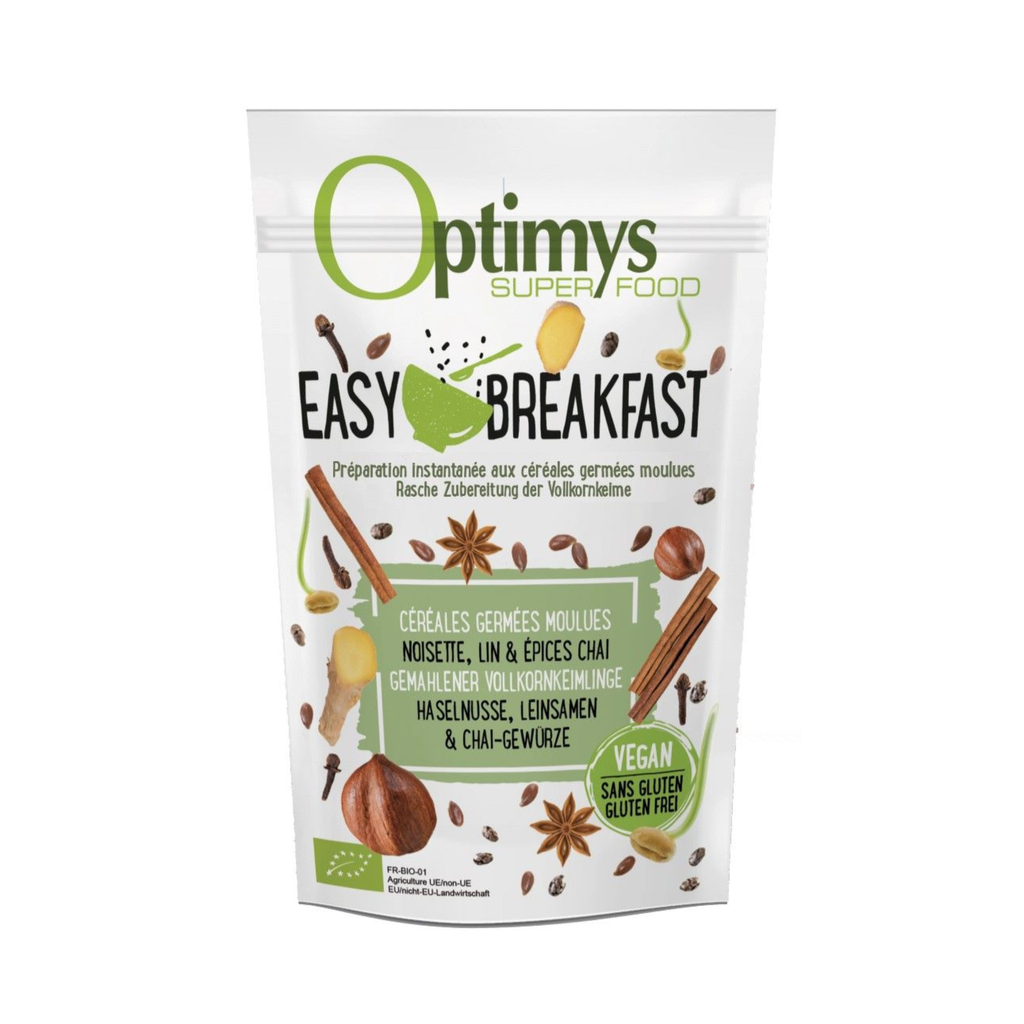 OPTIMYS - Easy Breakfast noisette, lin, épices chaï Bio