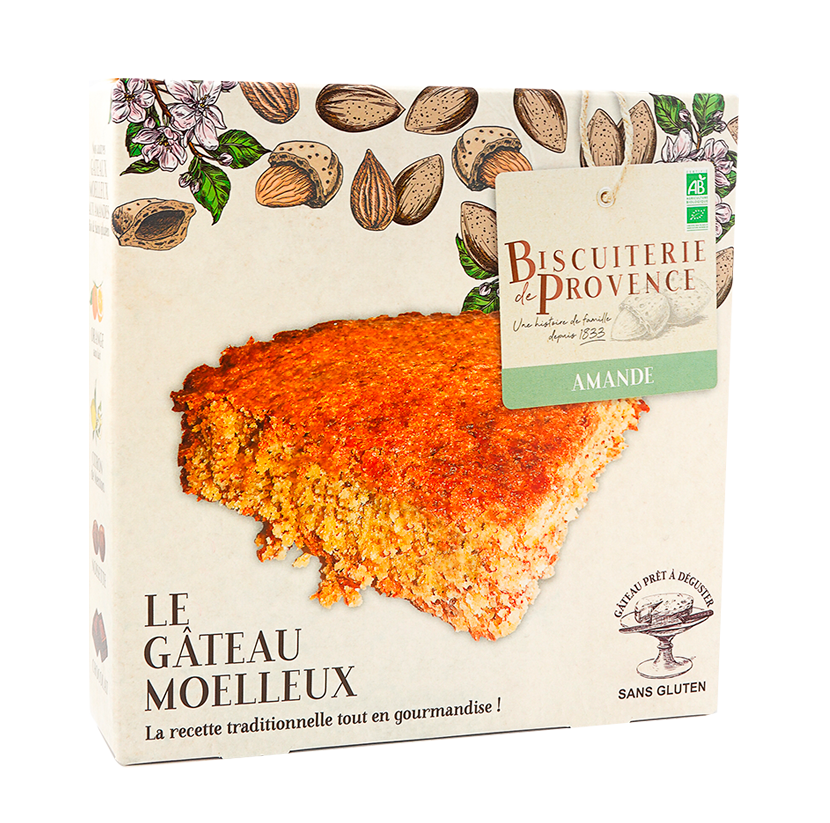 BDP - Gateau Moelleux Amande Nature bio ss gluten 225g 