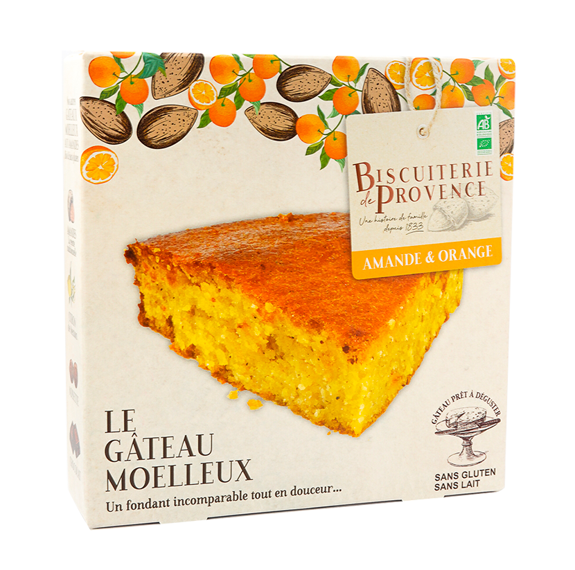 Gateau moelleux orange citron bio sans gluten