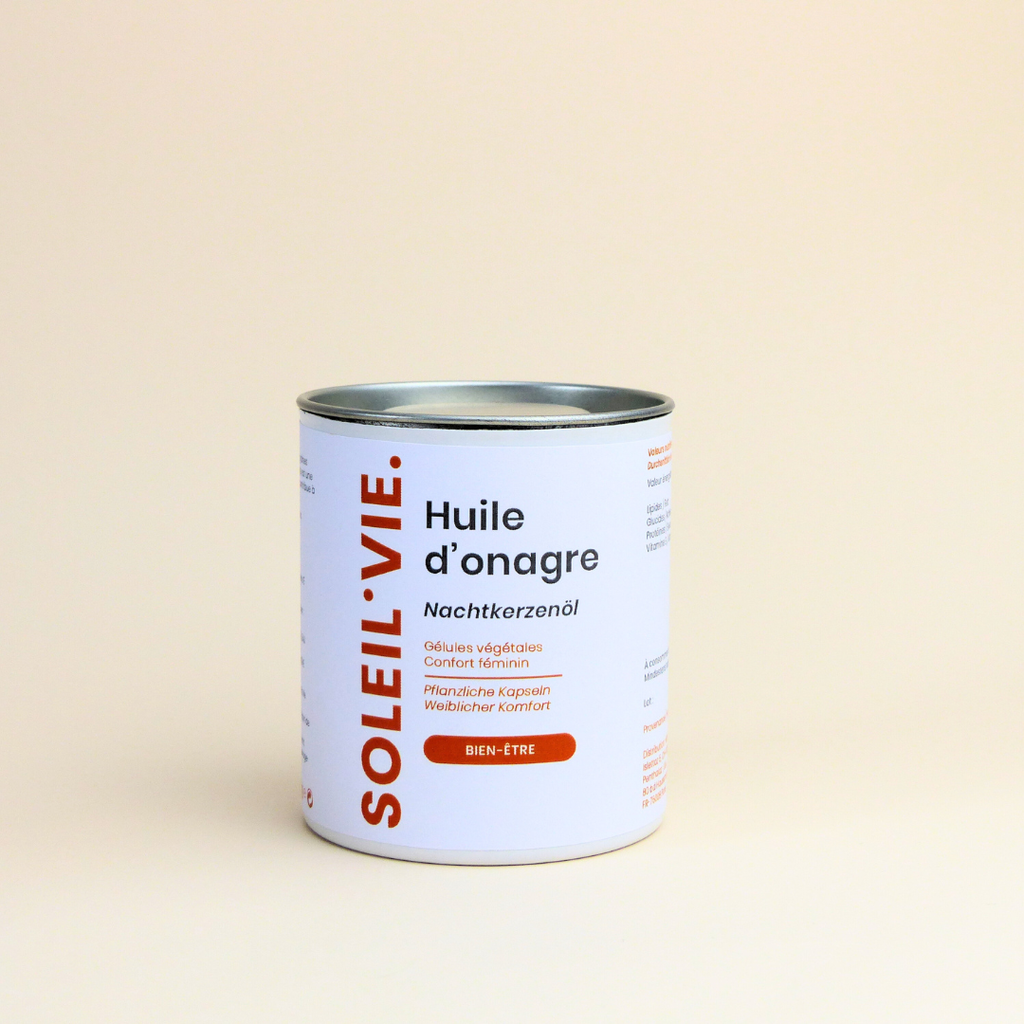 Soleil Vie - Huile d'onagre pressée à froid 90caps 694mg