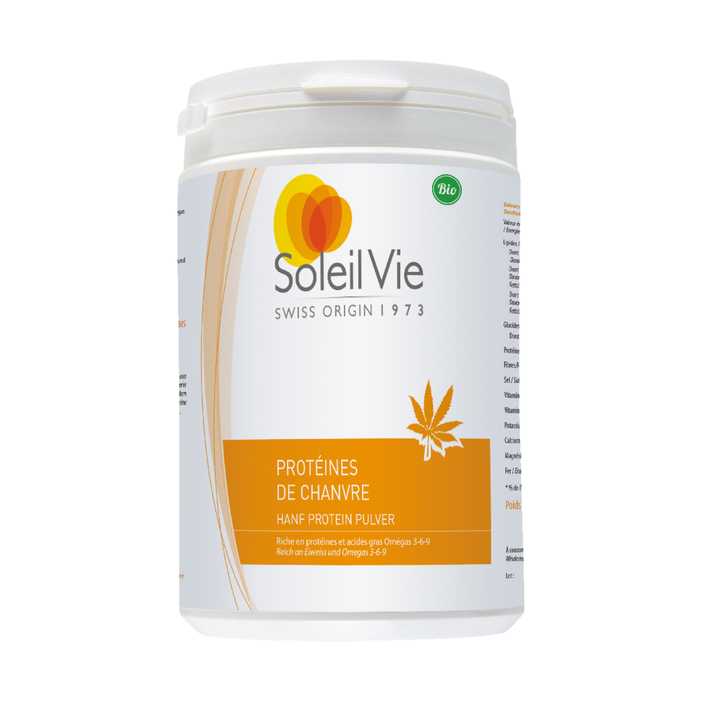 Soleil Vie - Protéines de Chanvre Bio 300gr 