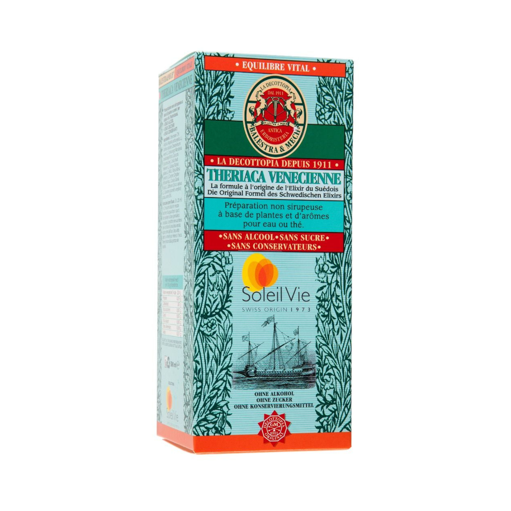 Soleil Vie - Elixir du Suédois sans alcool/Thériaca Vénécienne 500ml