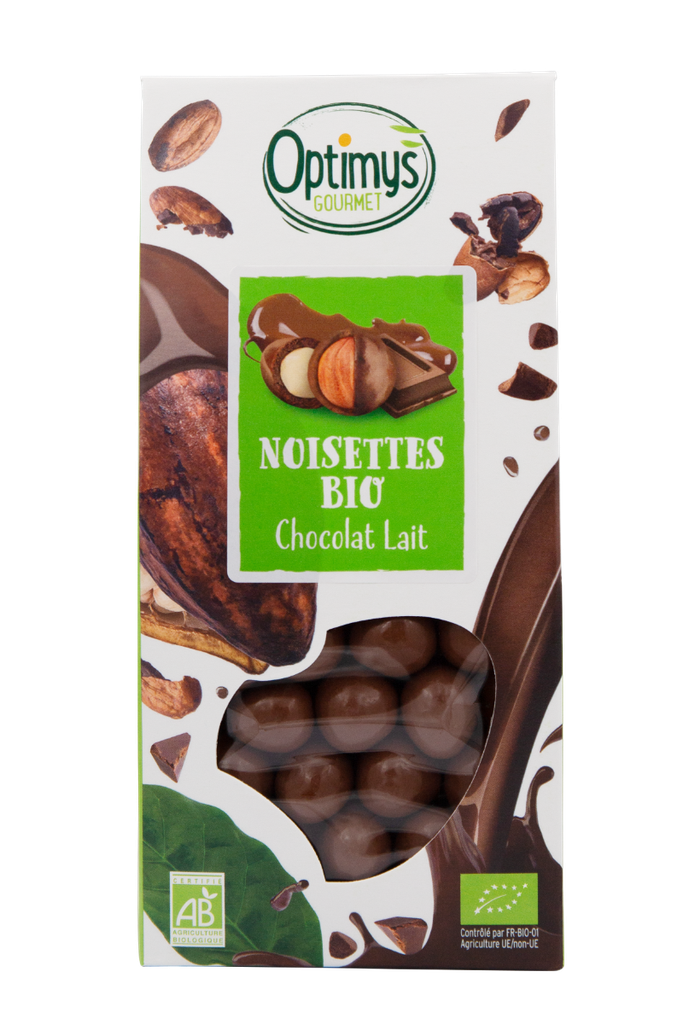 OPTIMYS - Délice noisettes chocolat au lait bio - 42166404