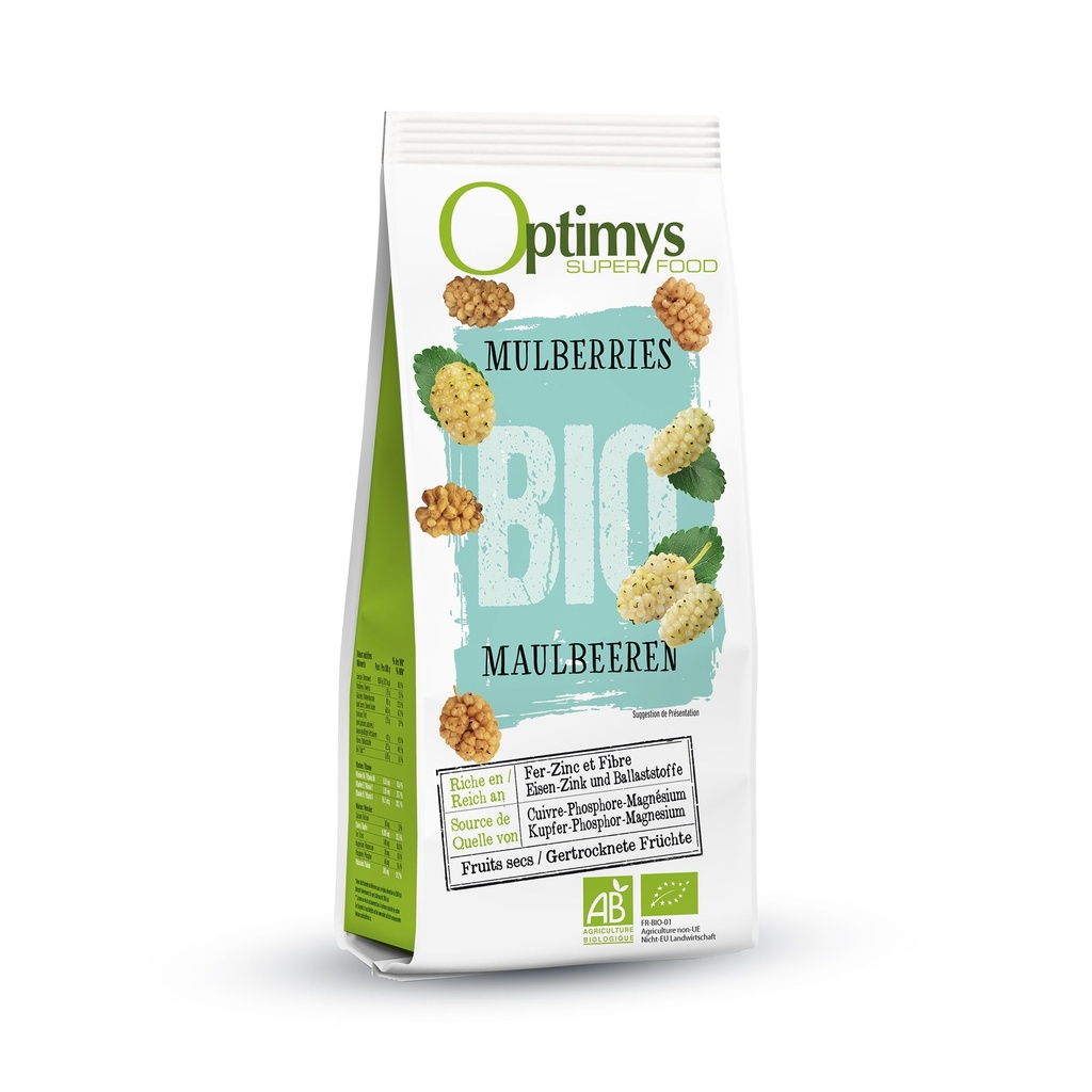 OPTIMYS - Mulberries bio (mures blanches) 180g - 42166326