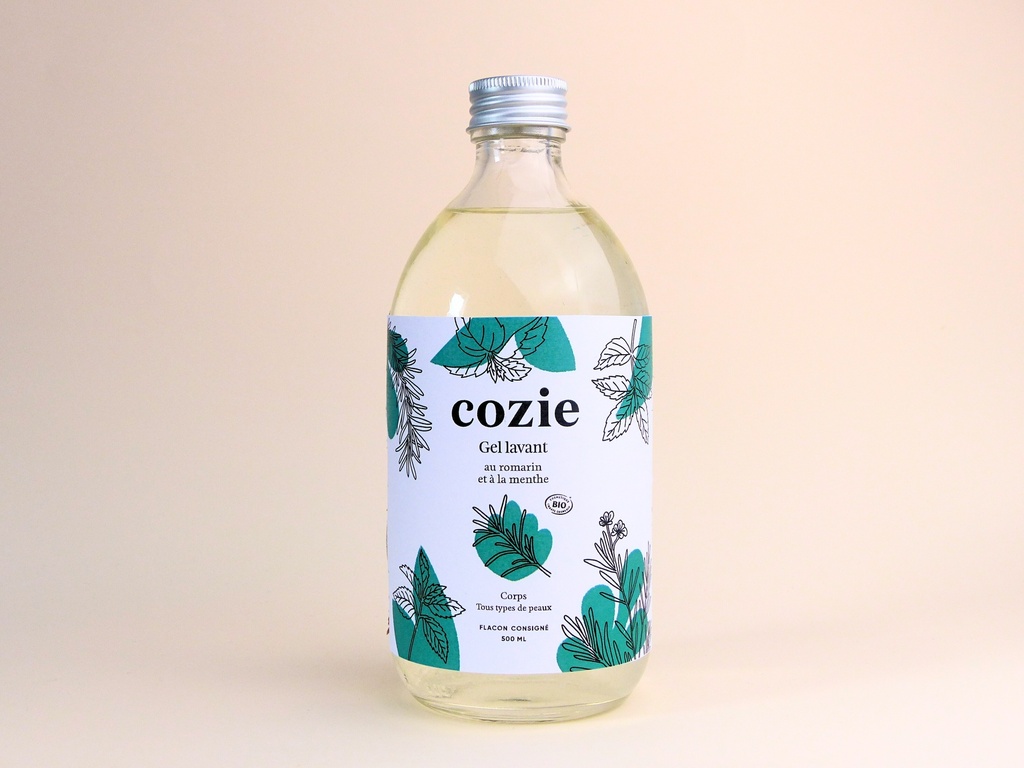 Cozie - Gel lavant romarin bio 500ml