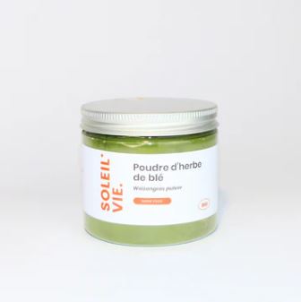 [083] Soleil Vie - Poudre d'herbe de blé Bio 70gr 