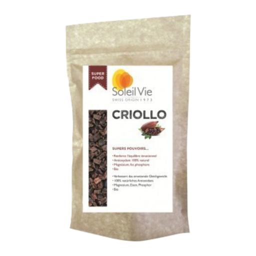 [801] Soleil Vie - Eclats de Fèves de Cacao Criollo Bio 120gr 