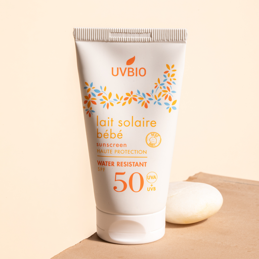 [L29] UVBIO - Lait solaire Bio BEBE SPF 50 - 50ml 