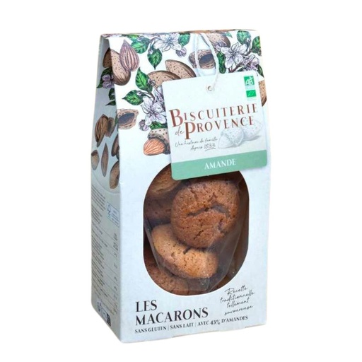 [BDP5] BDP - Macarons Amande Nature bio ss gluten 130g 
