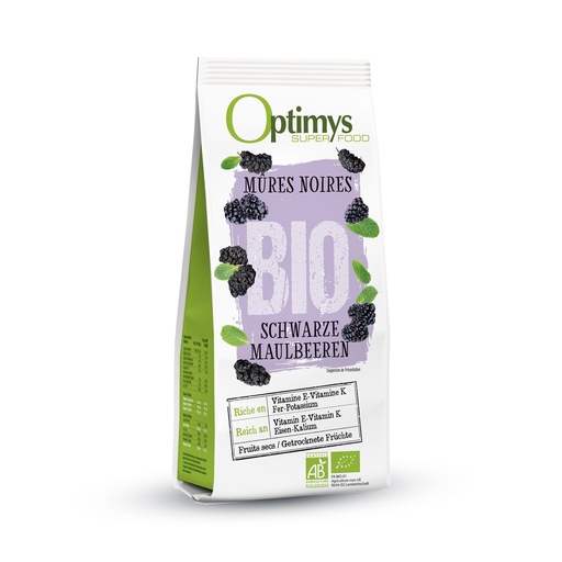 [U7010] OPTIMYS - Mûres noires bio 180g