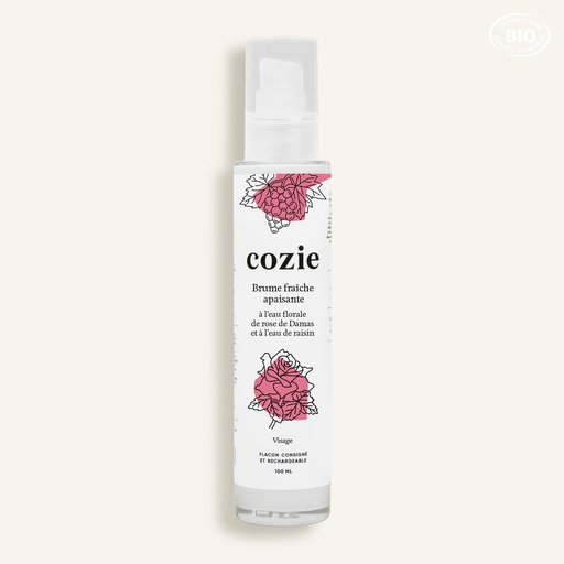 [VE0042] Cozie - Brume fraiche apaisante visage bio 100ml 