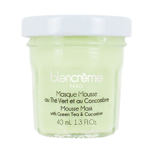 [BC101000] Blancrème - Masque mousse - Thé vert & Concombre 40ml
